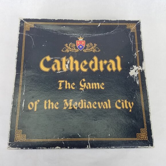 Cathedral Medieval City Game Wooden 3rd Edition 1985 Strategy Vintage Complete - Picture 9 of 9